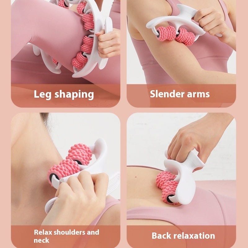 Leg Massage Machine | Leg Roller for Muscle Relaxation & Fitness | Ring Clip Design