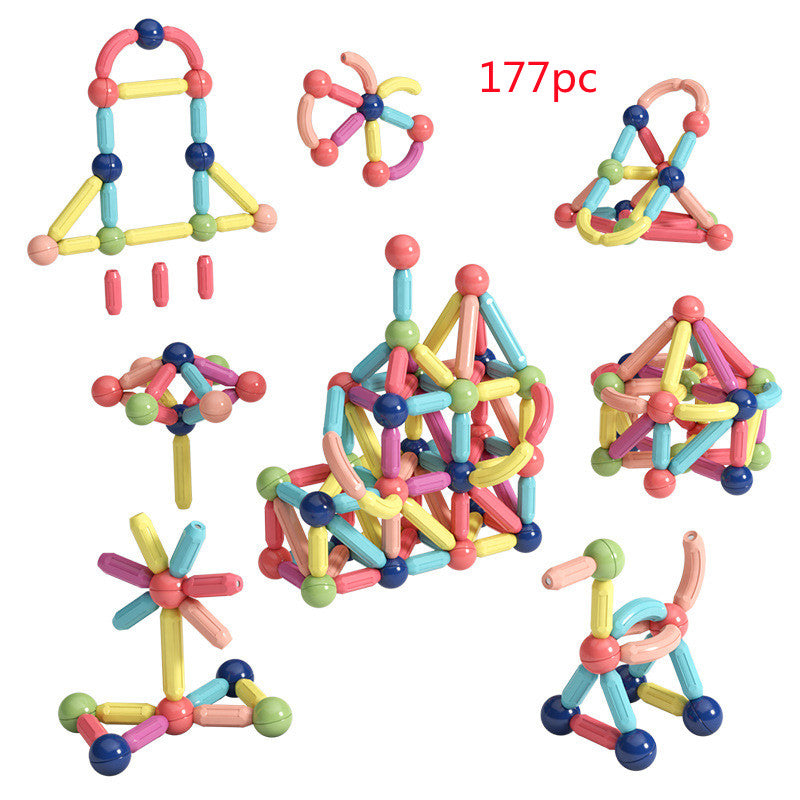Magnetic Rod Children's Assembled Building Blocks Toys