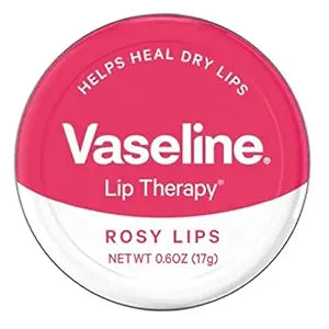 Vaseline Lip Therapy Rosy Lips Tin (17g) - Pack of 2 | Tinted Lip Balm
