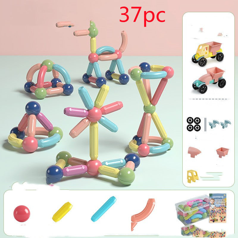 Magnetic Rod Children's Assembled Building Blocks Toys