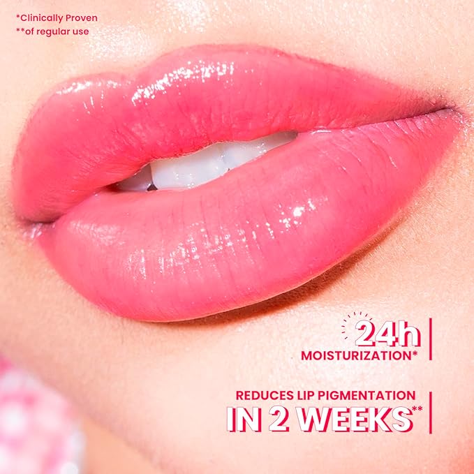 Dot & Key Meltie Lip Balm SPF 50 - Strawberry Glaze for Pigmented Lips (4g)