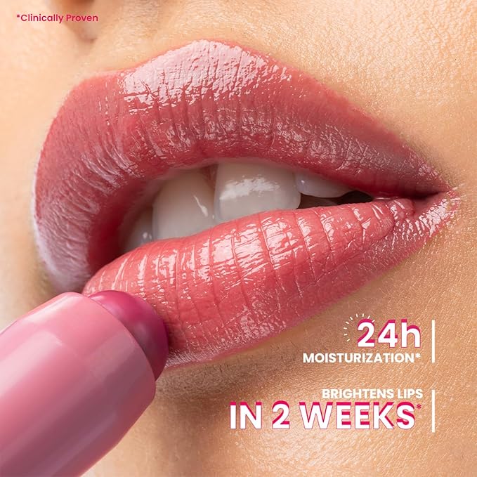 Dot & Key Meltie Lip Balm SPF 50 - Strawberry Glaze for Pigmented Lips (4g)