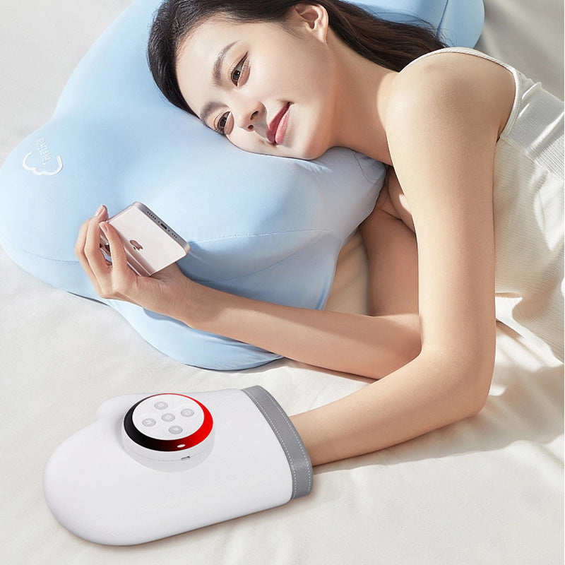 Air Pressure Hand Massager With Heat Therapy For Finger Joints