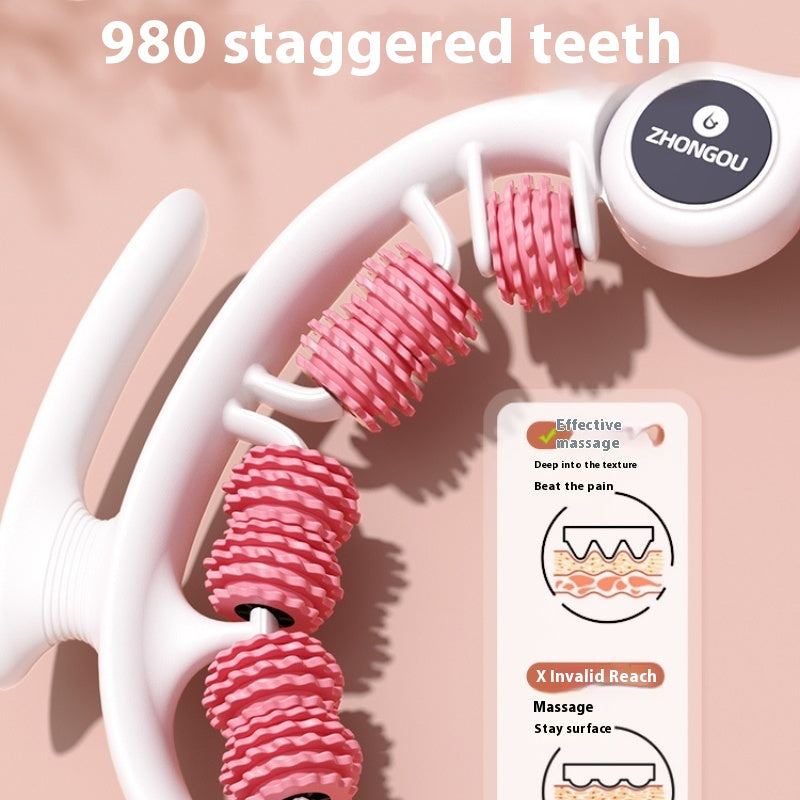 Leg Massage Machine | Leg Roller for Muscle Relaxation & Fitness | Ring Clip Design